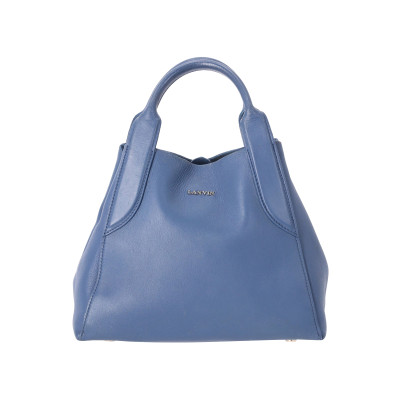 Lanvin Handtasche aus Leder in Blau