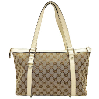 Gucci Tote bag Canvas in Goud