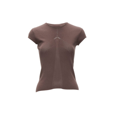 Chanel Top Cotton in Brown