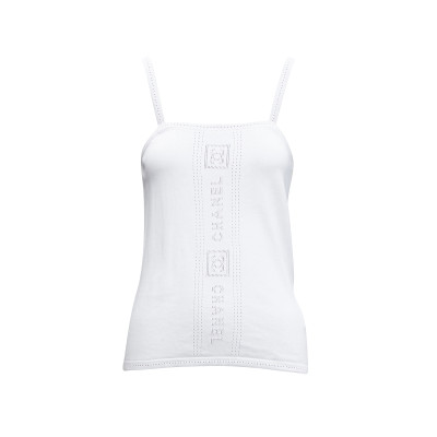 Chanel Top Cotton in White