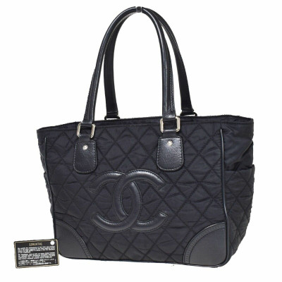 Chanel Tote bag Canvas in Zwart