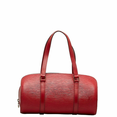 Louis Vuitton Soufflot in Pelle in Rosso