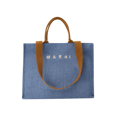 Marni Handbag Cotton in Blue