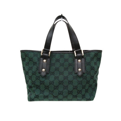 Gucci Tote bag Canvas in Green