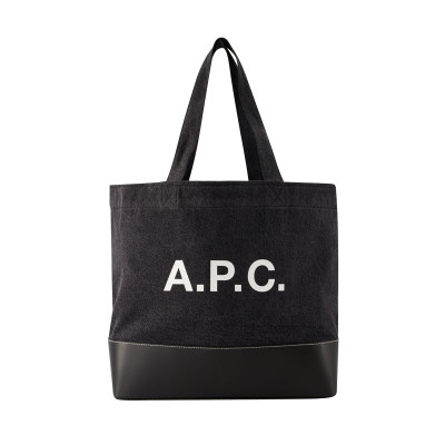 A.P.C. Tote bag in Cotone in Nero