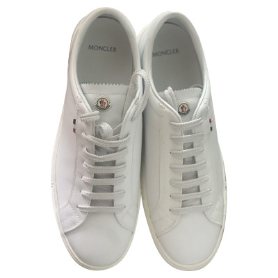 Moncler Trainers Leather in White