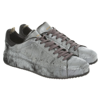 Officine Creative Trainers Leather in Grey