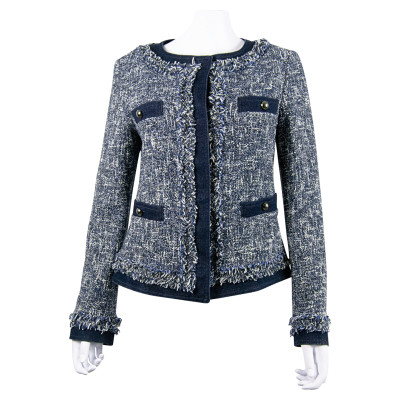 Cerruti 1881 Jacket/Coat Cotton in Blue