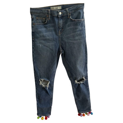 Topshop Jeans Katoen in Blauw