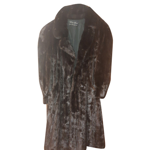 REVILLON PARIS Damen Jacke/Mantel aus Pelz in Braun Größe: L