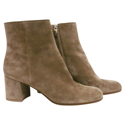 Gianvito Rossi Ankle boots Suede in Cream