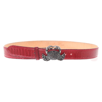 Reptile's House Belt Leather in Red