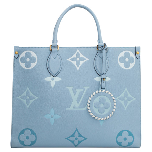 LOUIS VUITTON Women's Onthego MM Leather in Blue