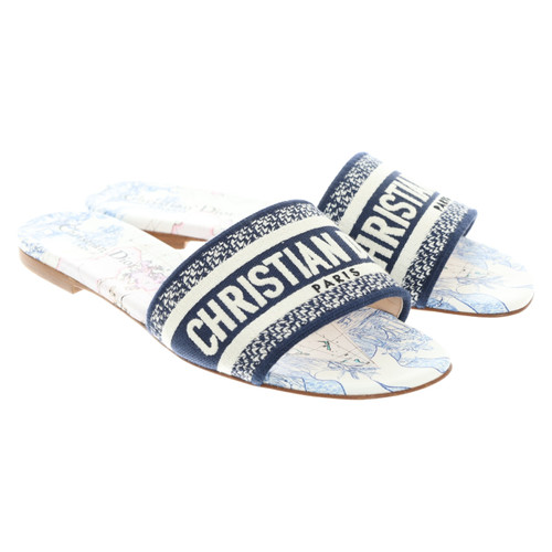 CHRISTIAN DIOR Women's Sandalen in Blau Size: EU 38