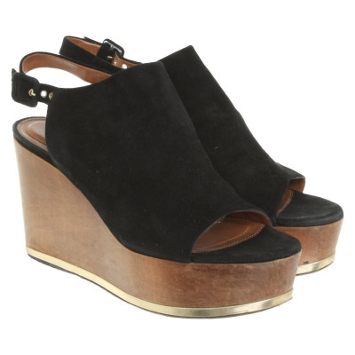 Givenchy Wedges Suede in Black