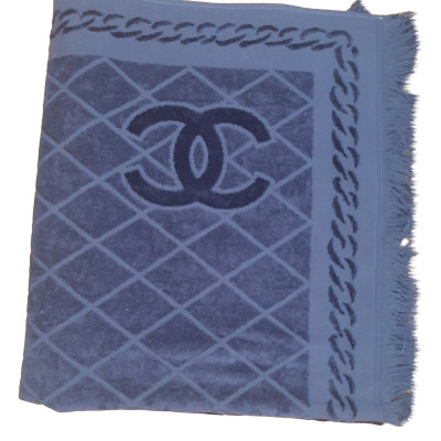 Chanel Accessory Cotton in Blue