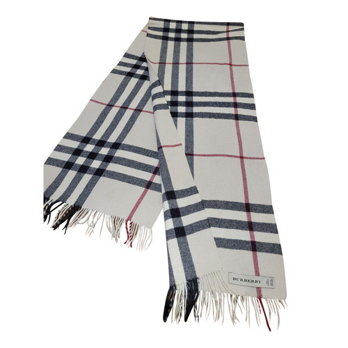 BURBERRY Women's Scarf/Shawl Cashmere in Cream | Second Hand