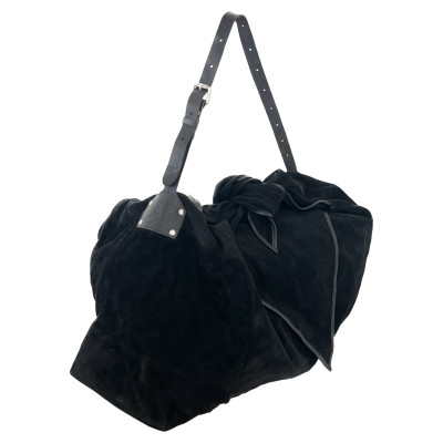 Acne Travel bag Suede in Black
