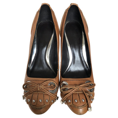 Karen Millen Pumps/Peeptoes Leather in Brown