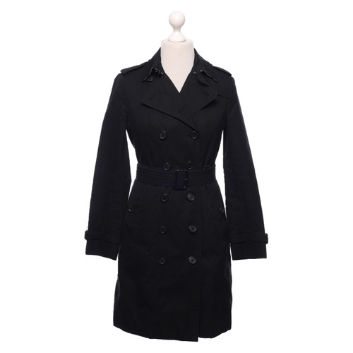BURBERRY Damen Jacke/Mantel aus Baumwolle in Schwarz