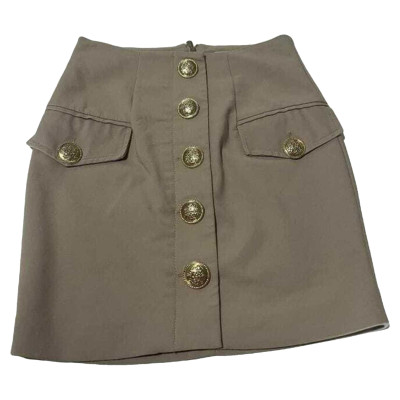 Flavio Castellani Skirt Cotton in Beige