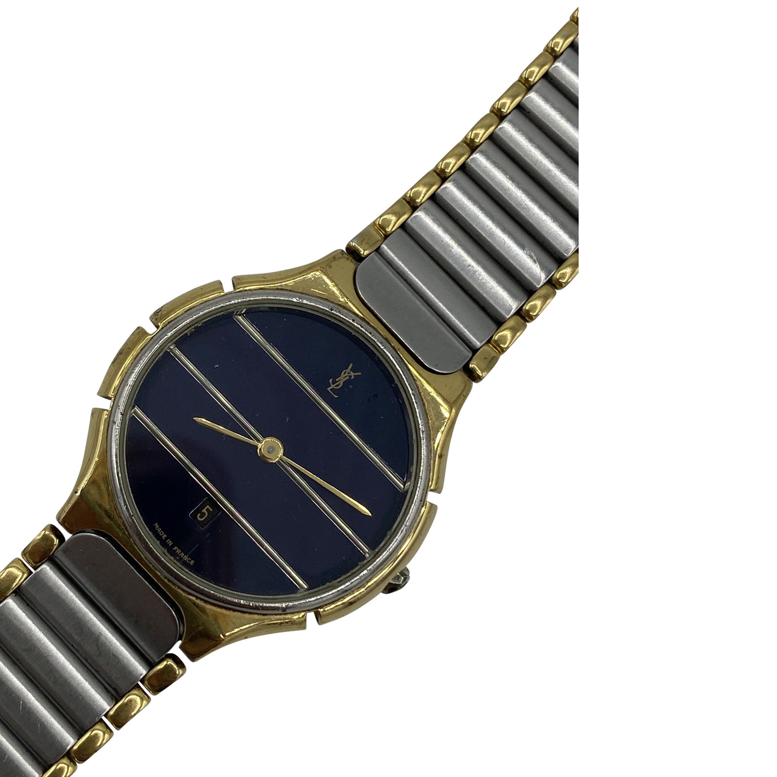 Yves Saint Laurent Armbanduhr aus Stahl in Silbern - Second Hand Yves Saint  Laurent Armbanduhr aus Stahl in Silbern buy used for 215€ (7161167)