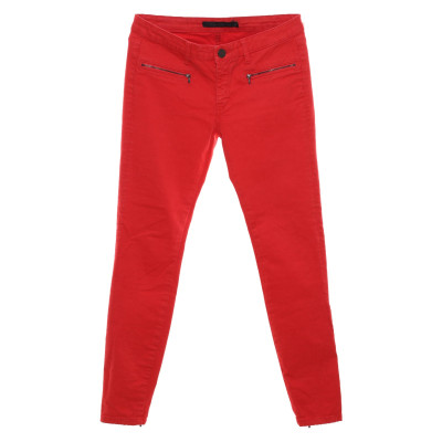 Victoria Beckham Jeans Cotton in Red