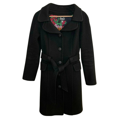 D&G Giacca/Cappotto in Lana in Nero