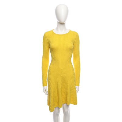 Christian Dior Dress Wool in Yellow