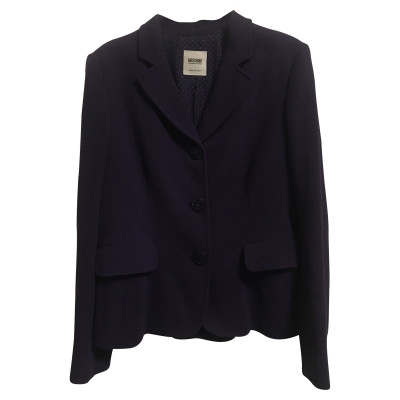 Moschino Cheap And Chic Jacket/Coat Wool in Violet