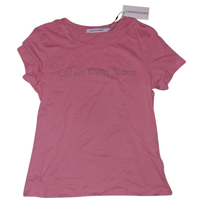 Calvin Klein Jeans Tricot en Coton en Rose/pink