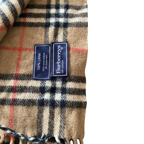 BURBERRY Damen Schal/Tuch aus Wolle in Beige | Second Hand