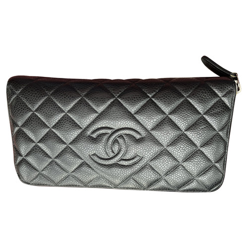 CHANEL Women's Bag/Purse Leather in Black