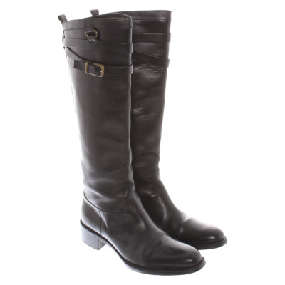 Sartore Boots Leather in Black