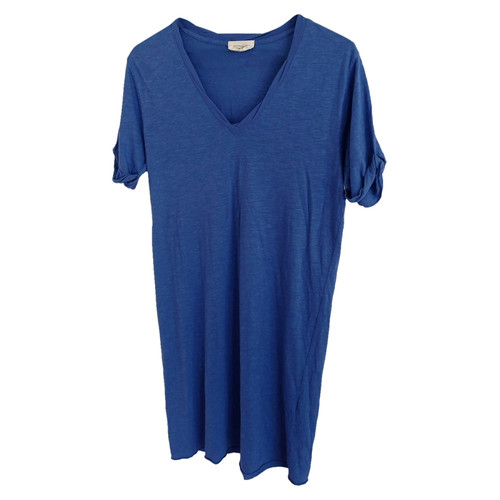AMERICAN VINTAGE Damen Kleid aus Baumwolle in Blau Größe: M