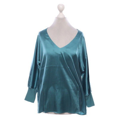 Falconeri Top Silk in Turquoise