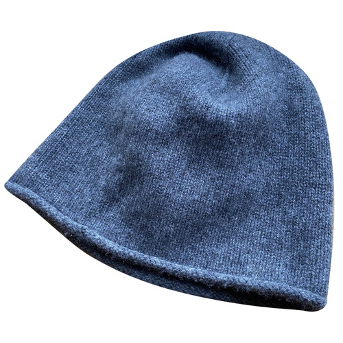 COS Damen Hut/Mütze aus Kaschmir in Grau | Second Hand