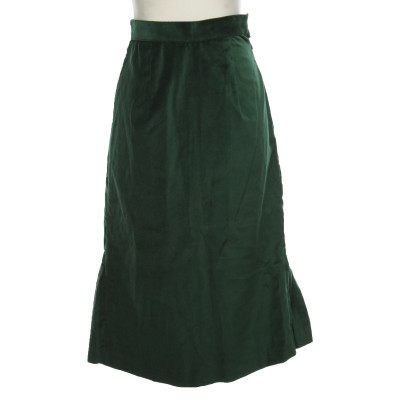 Batsheva Skirt Cotton in Green