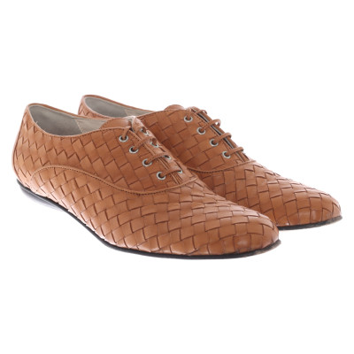 Elegance Paris Lace-up shoes Leather in Beige