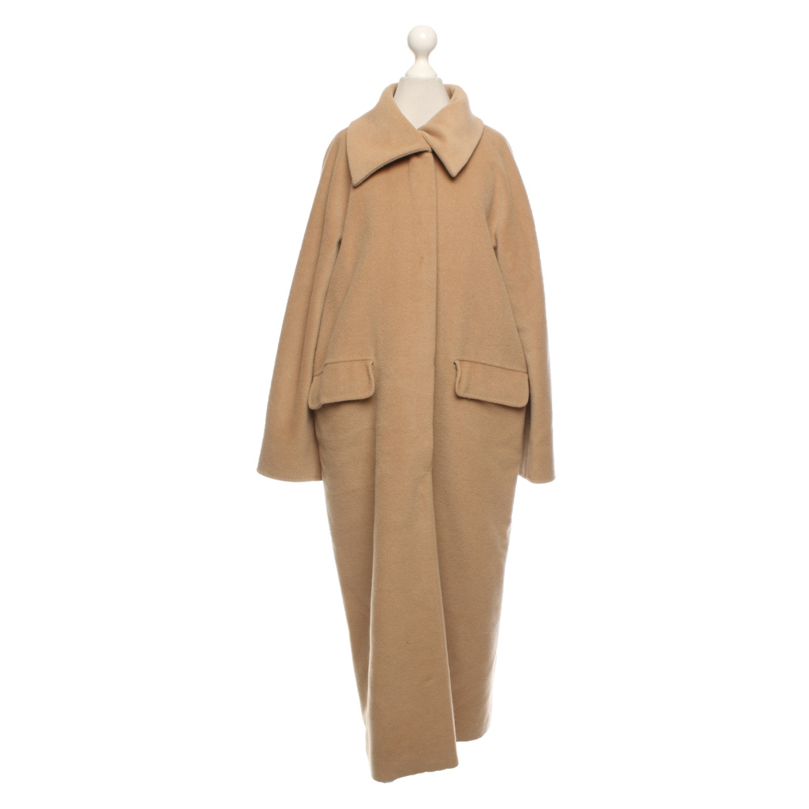 Max Mara Jacke/Mantel aus Wolle in Beige - Second Hand Max Mara Jacke/Mantel  aus Wolle in Beige buy used for 249€ (7212587)