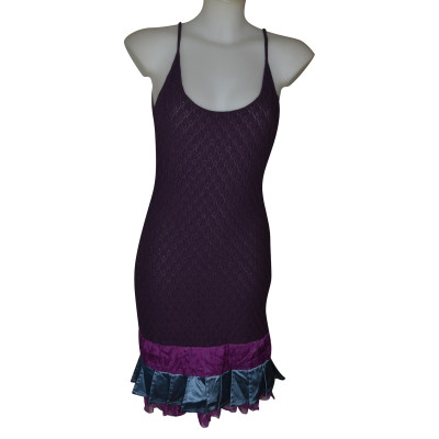Frankie Morello Kleid aus Wolle in Violett