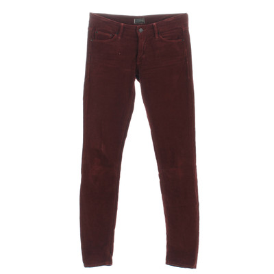 Mother Corduroy pants in red