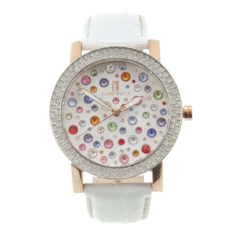 ANDERE MARKE Women's Capri Watch - Uhr mit Swarovski-Kristallen