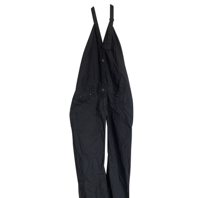 Veronique Branquinho Jumpsuit aus Baumwolle in Schwarz