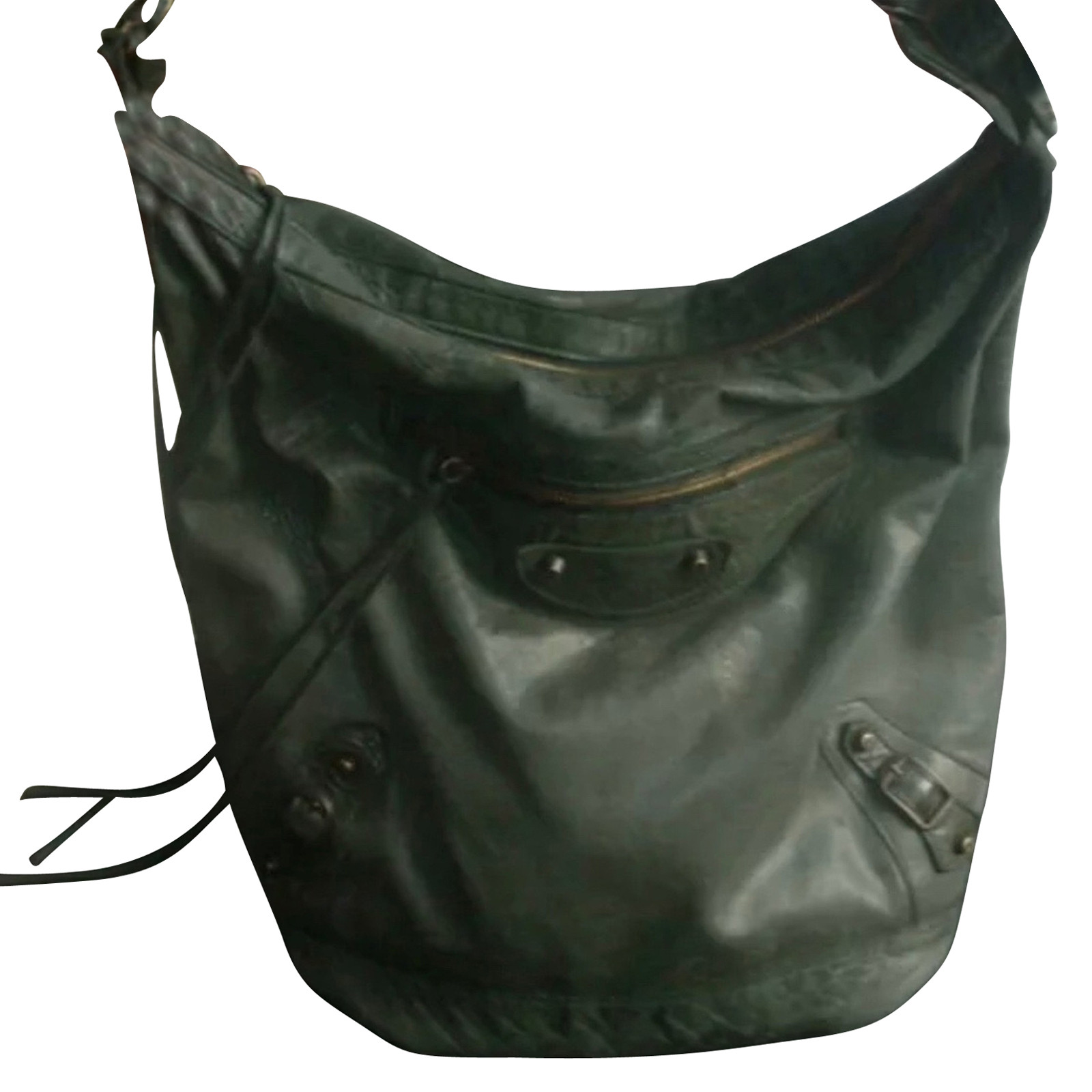 Balenciaga City Bag aus Leder in Oliv - Second Hand Balenciaga City Bag aus  Leder in Oliv buy used for 250€ (4016767)