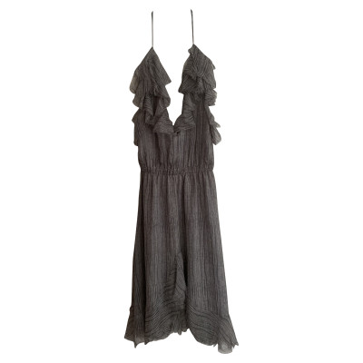 L'agence Dress Silk in Grey