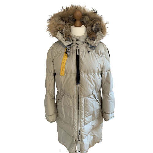 PARAJUMPERS Damen Jacke/Mantel aus Pelz in Beige Größe: XL
