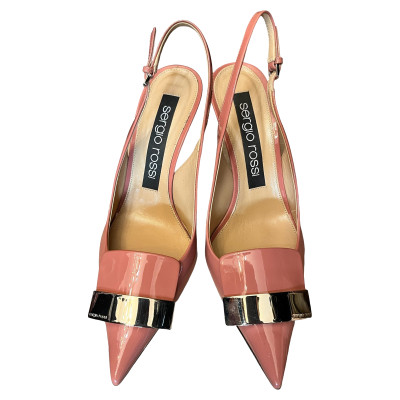 Sergio Rossi Pumps/Peeptoes Patent leather in Pink