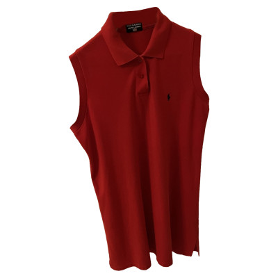 Ralph Lauren Kleid aus Baumwolle in Rot