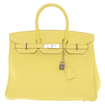Hermès Birkin Bag 35 Leather in Yellow